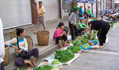 Xuất ngoại để… bán rau  